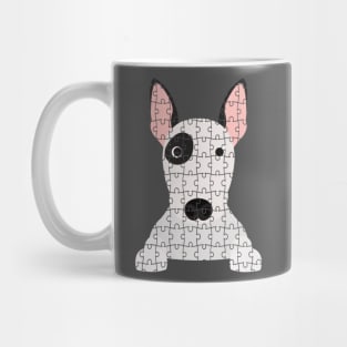 English Bull Terrier Jigsaw Puzzle Design Mug